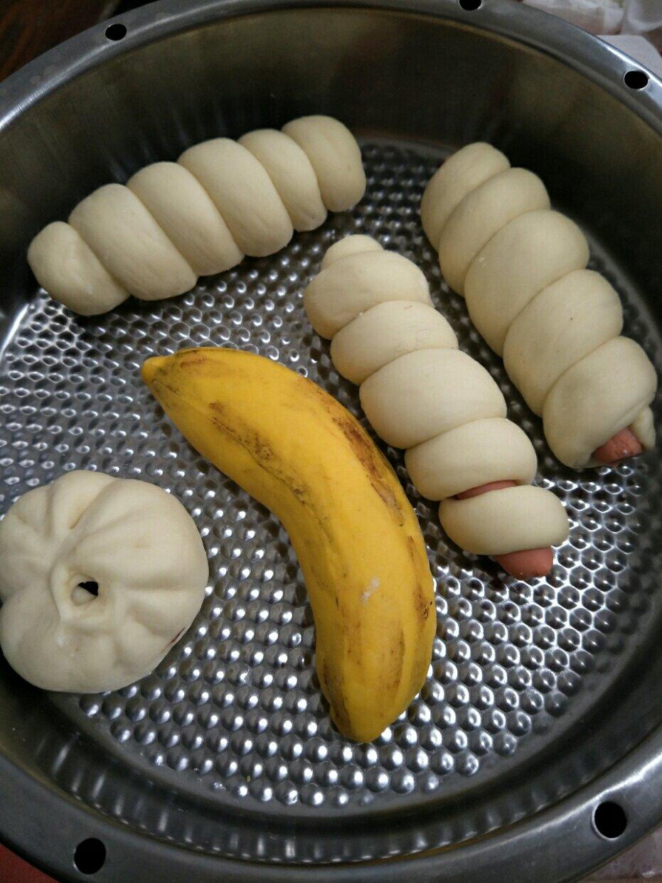 卡通馒头-象形香蕉馒头