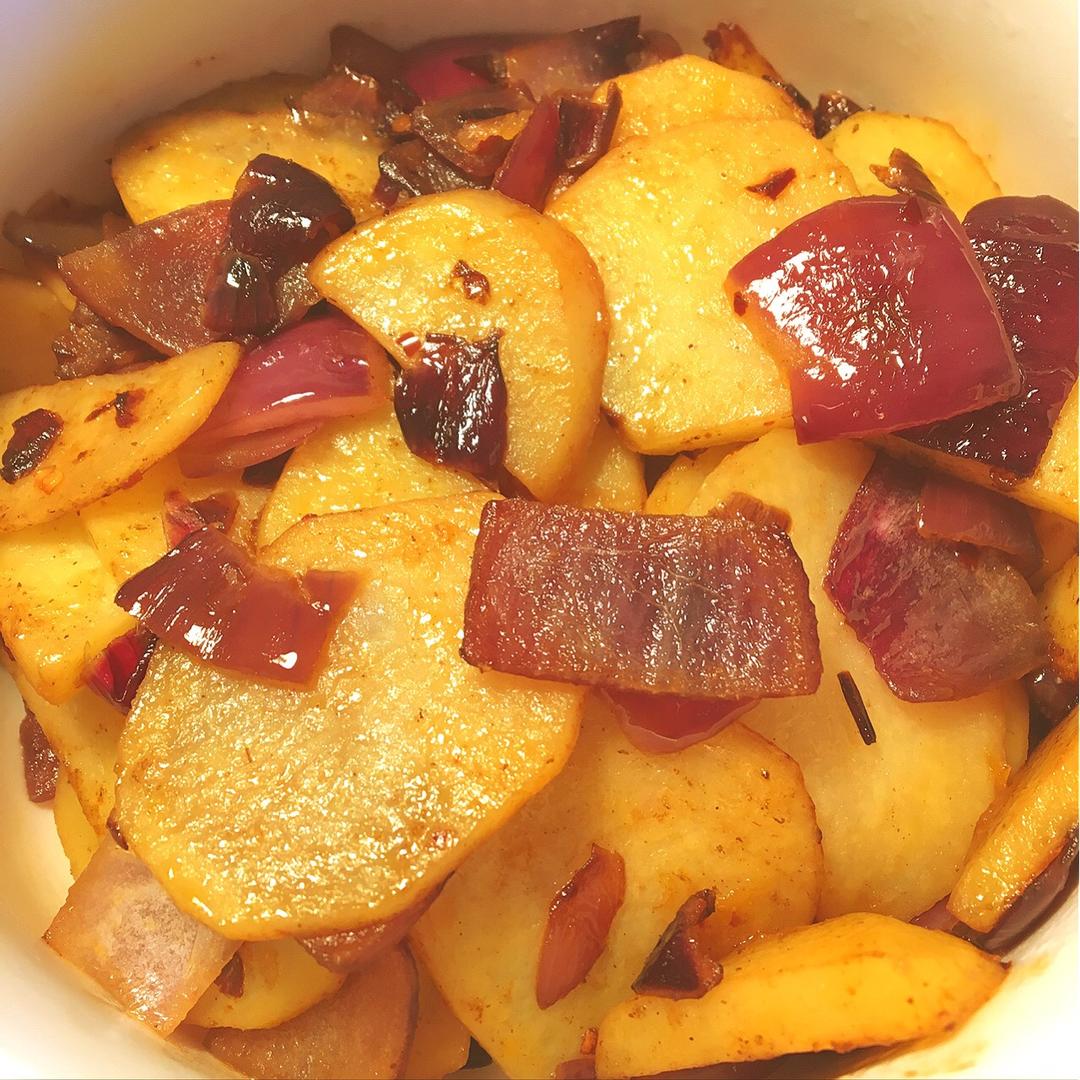 孜然洋葱土豆片