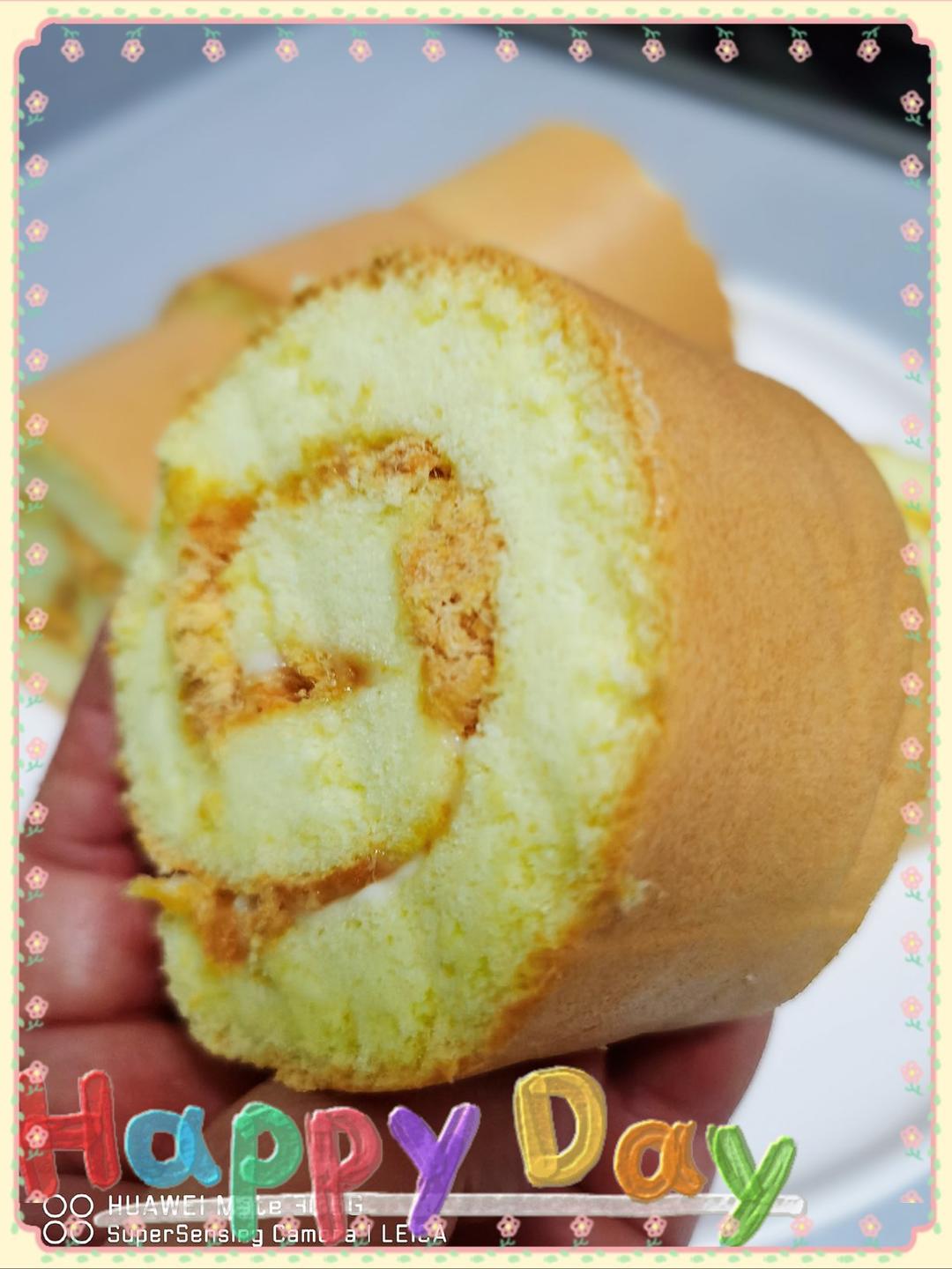 原味蛋糕卷(后蛋法)