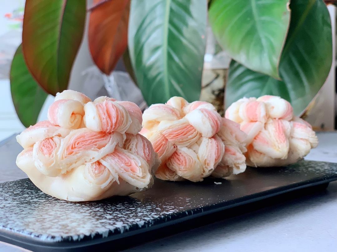 【芙蓉酥】面团做出一朵花，色香味全酥掉渣！