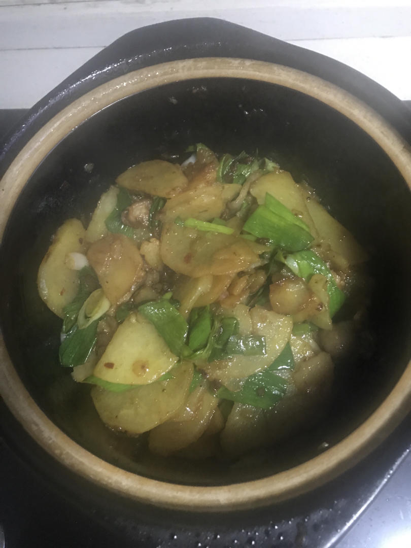 干锅土豆片