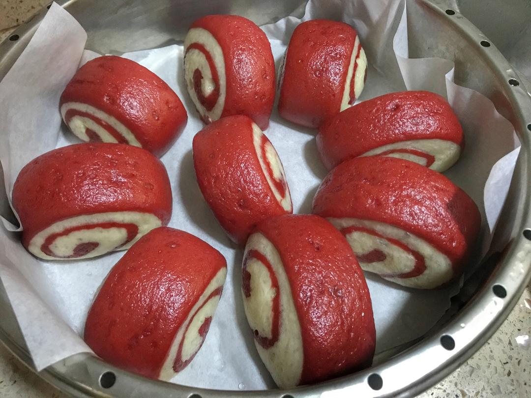 双色馒头（花朵馒头）