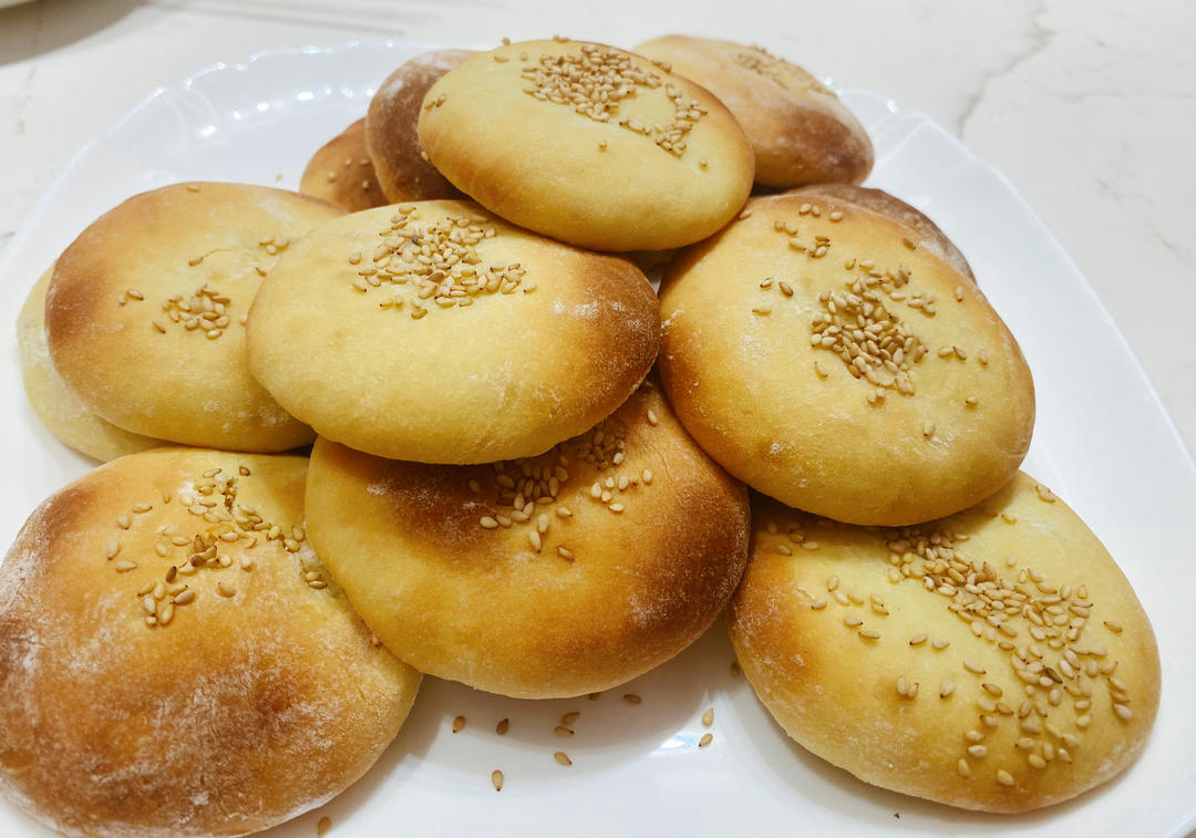 红薯发面饼（烤箱，不粘锅，电饭煲三用版）