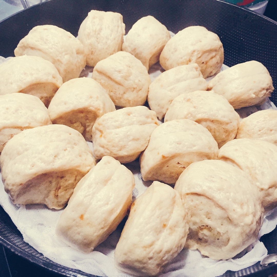 面包机版牛奶红糖馒头