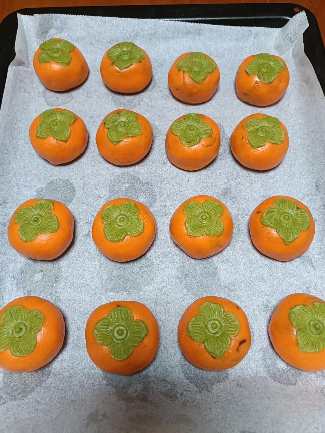 全网独家（原创）柿柿如意—广式金沙奶黄月饼（内附视频做法）