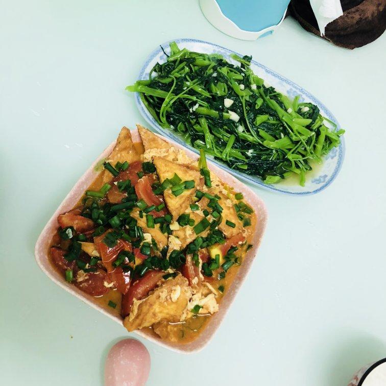 西红柿烧豆腐