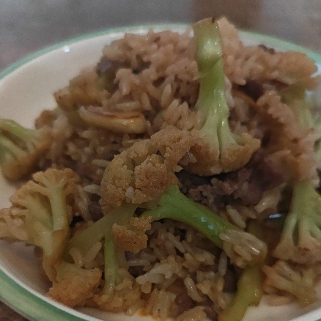 家常素炒菜花，清脆！