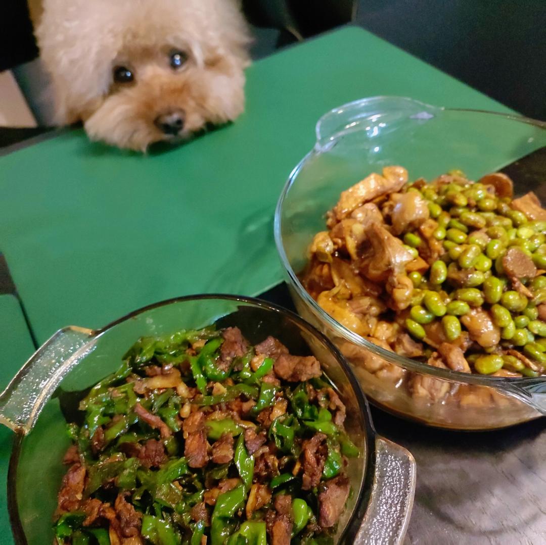 鸡翅烧毛豆