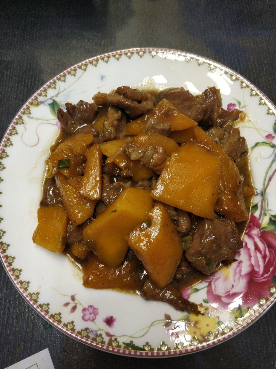 南瓜炒肉