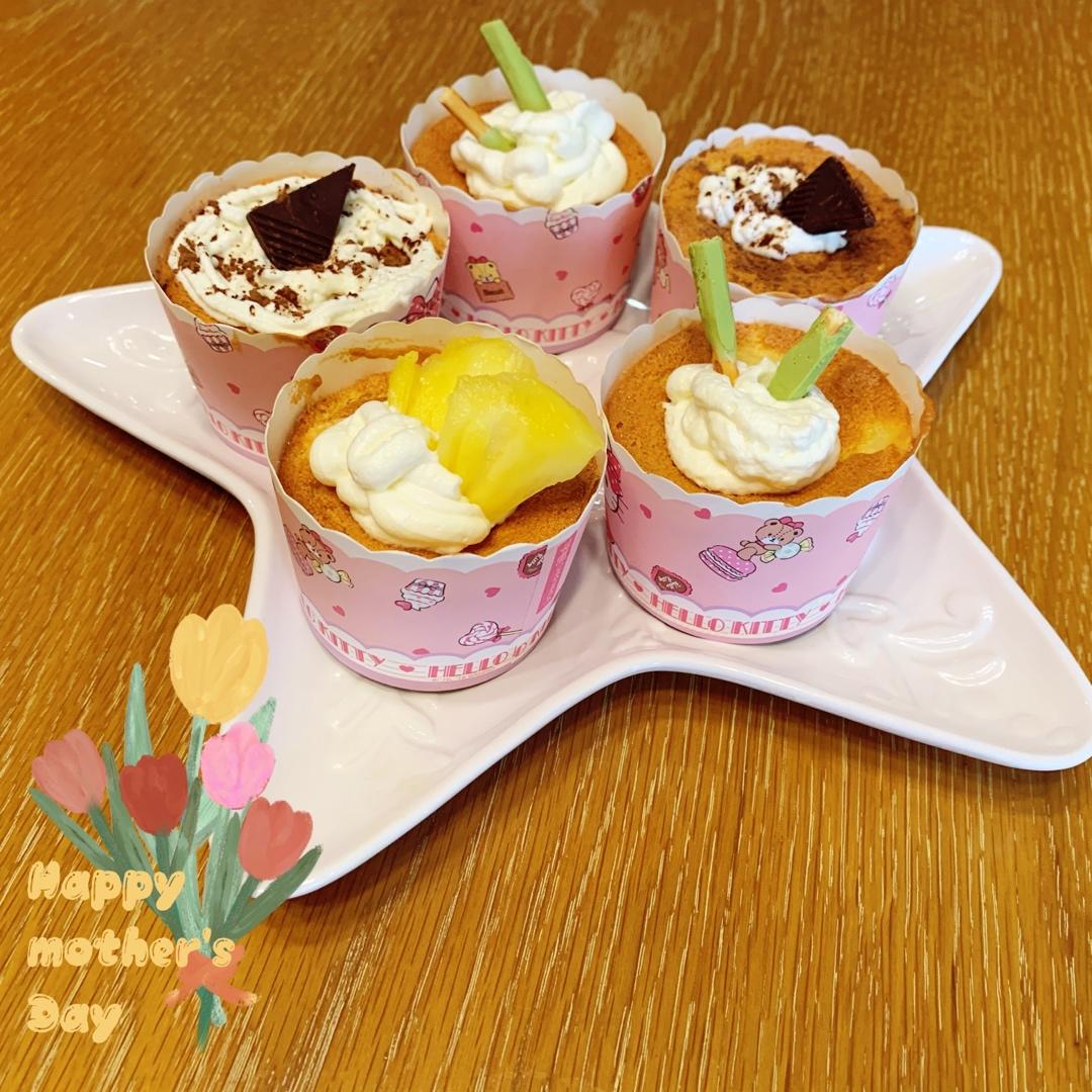 奶油戚风杯子蛋糕