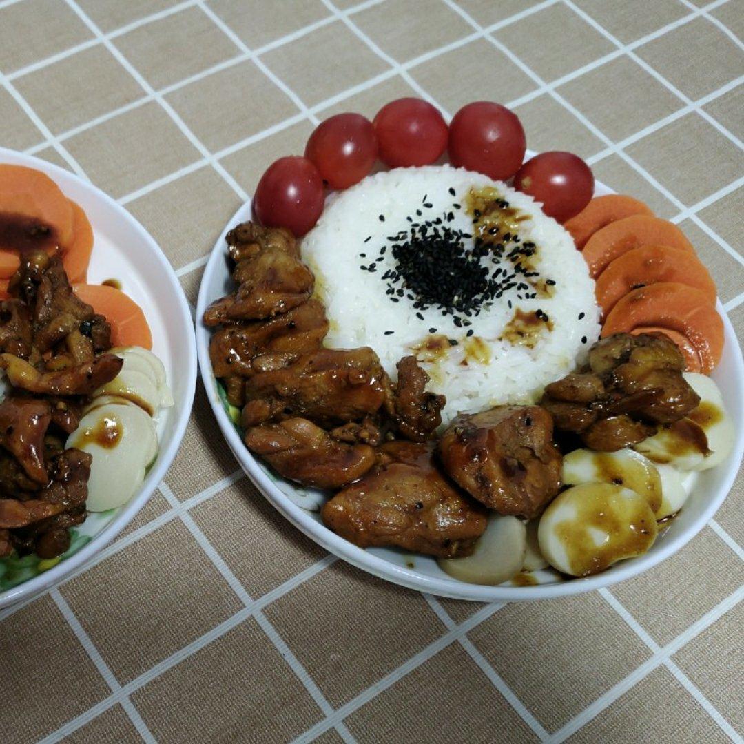 照烧鸡腿饭