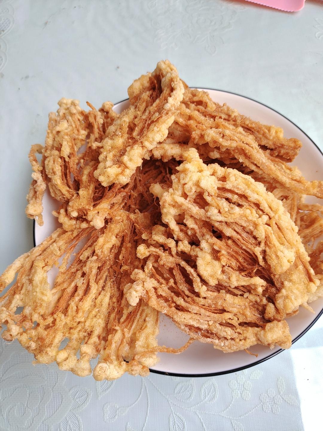 油炸椒盐金针菇