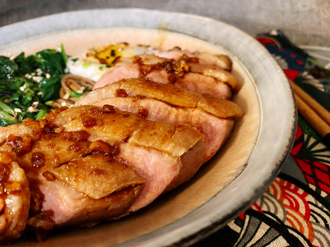 和风盐焗鸭胸盖饭