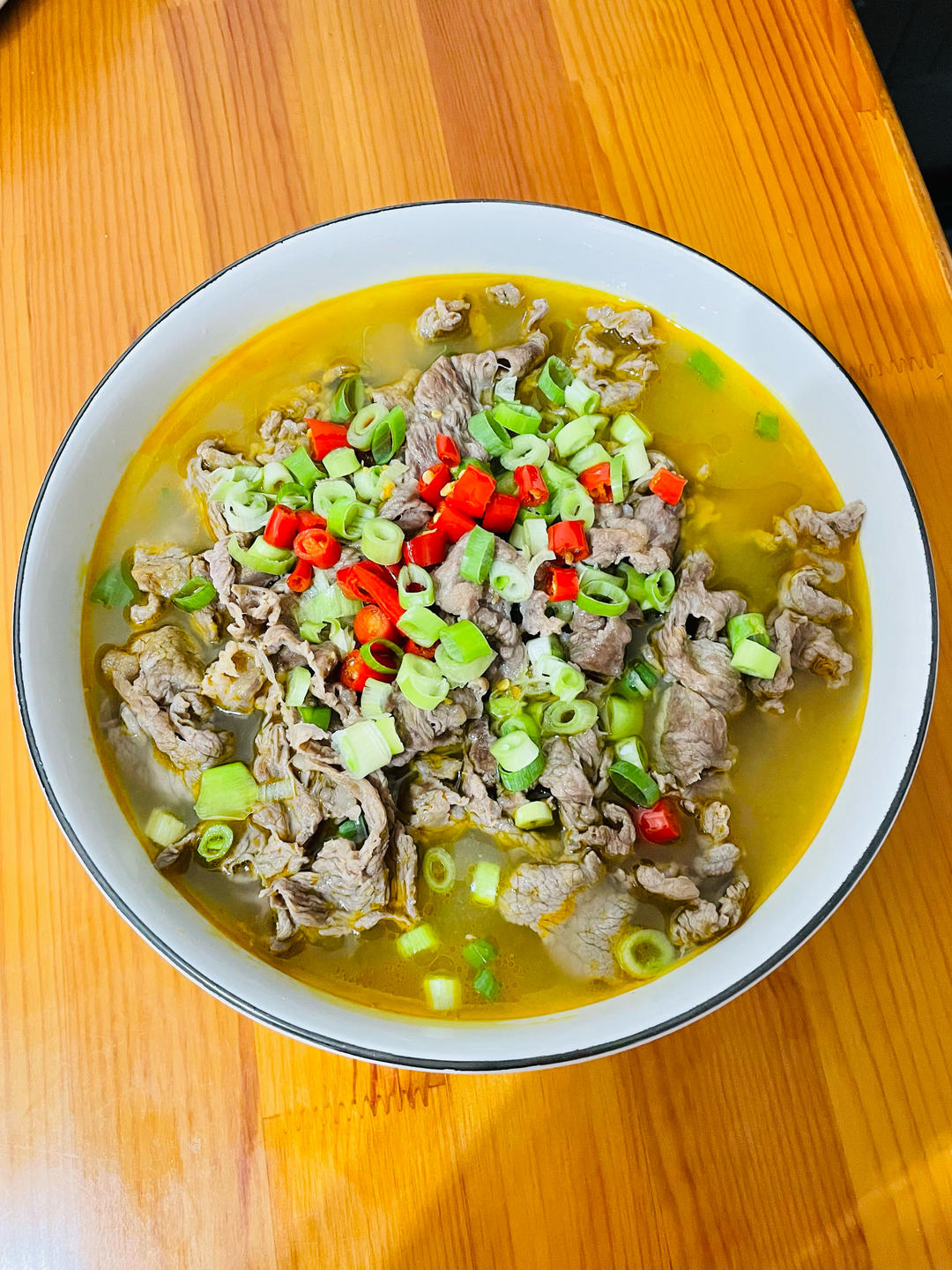 家庭版少油酸汤肥牛