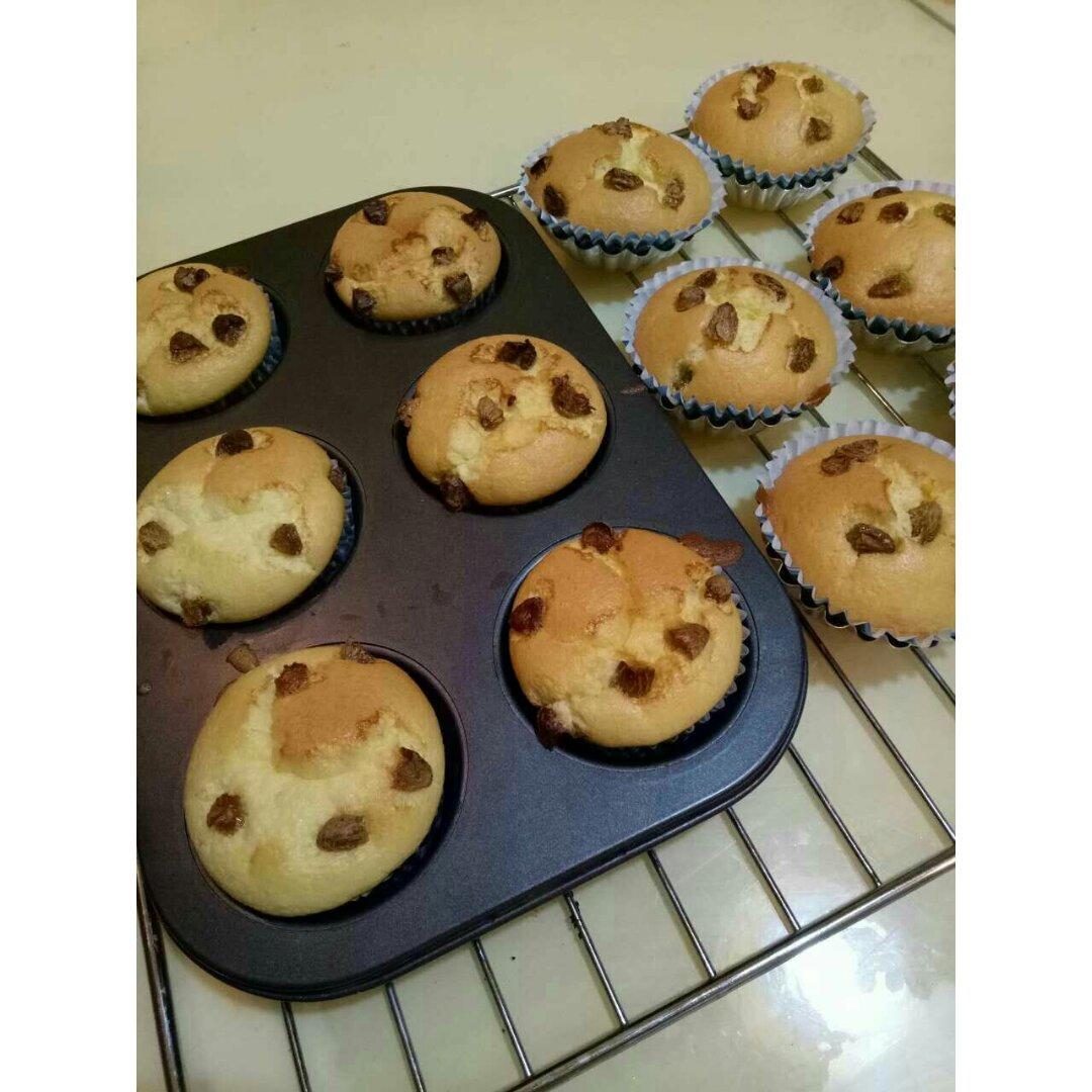 蔓越莓纸杯戚风小蛋糕