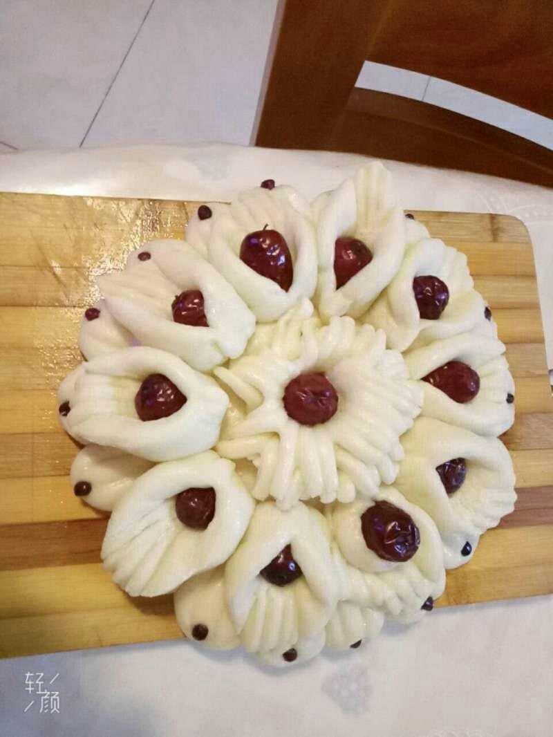 花样面食，红枣馒头【枣花馍】