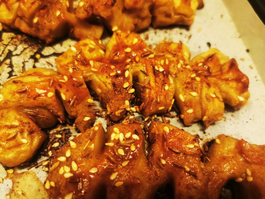 自制超级好吃的烤面筋