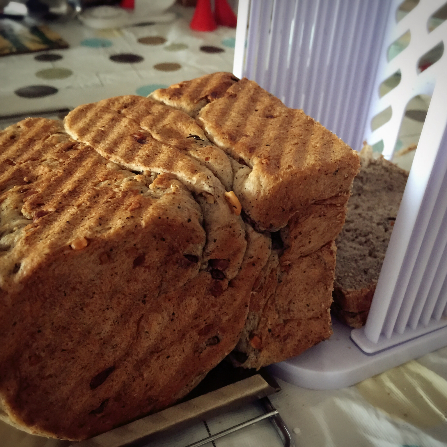 全麦黑芝麻核桃吐司