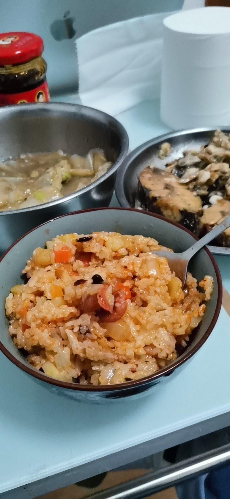 懒人煲仔饭（电饭锅）