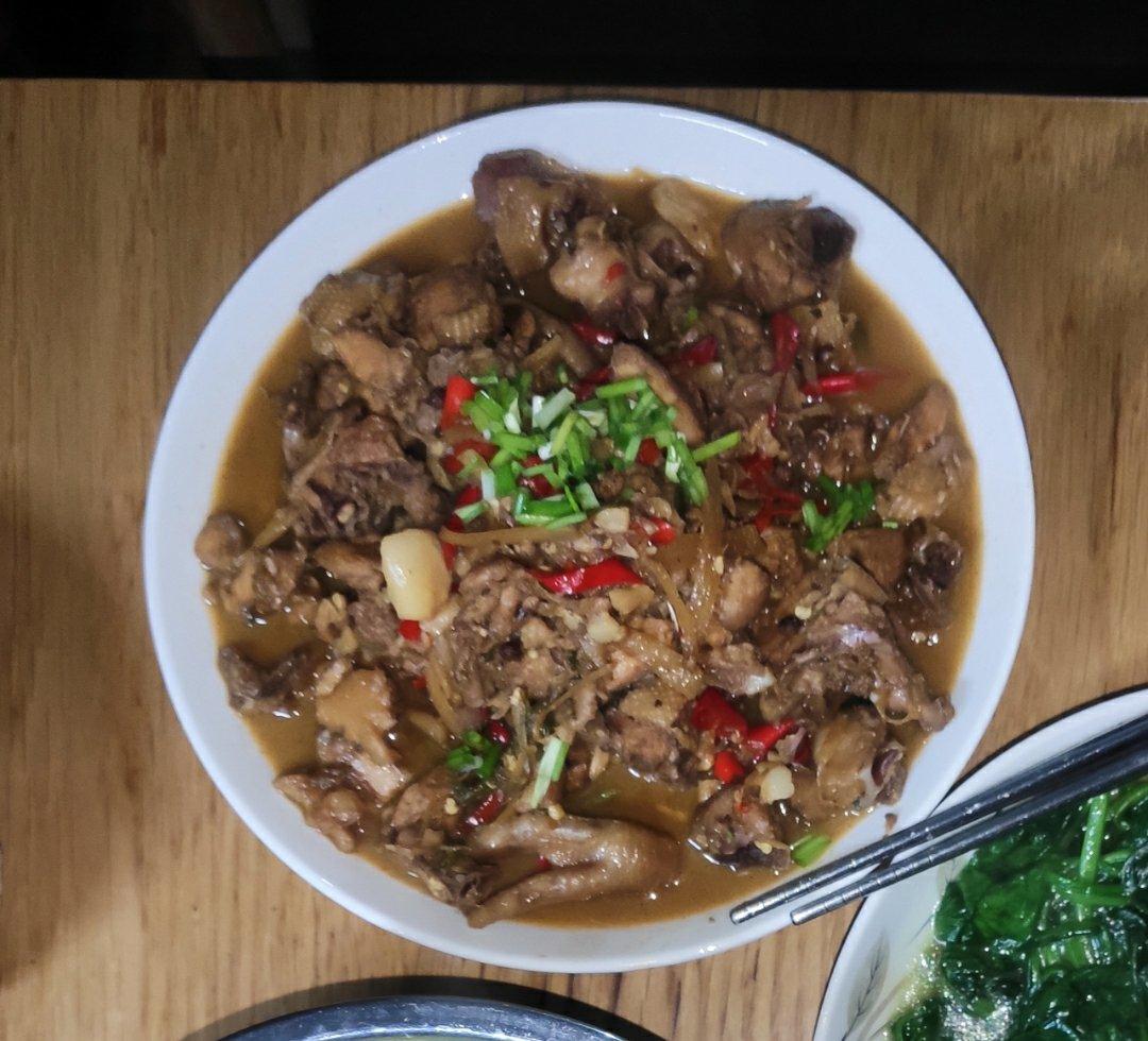 家常子姜炒鸡
