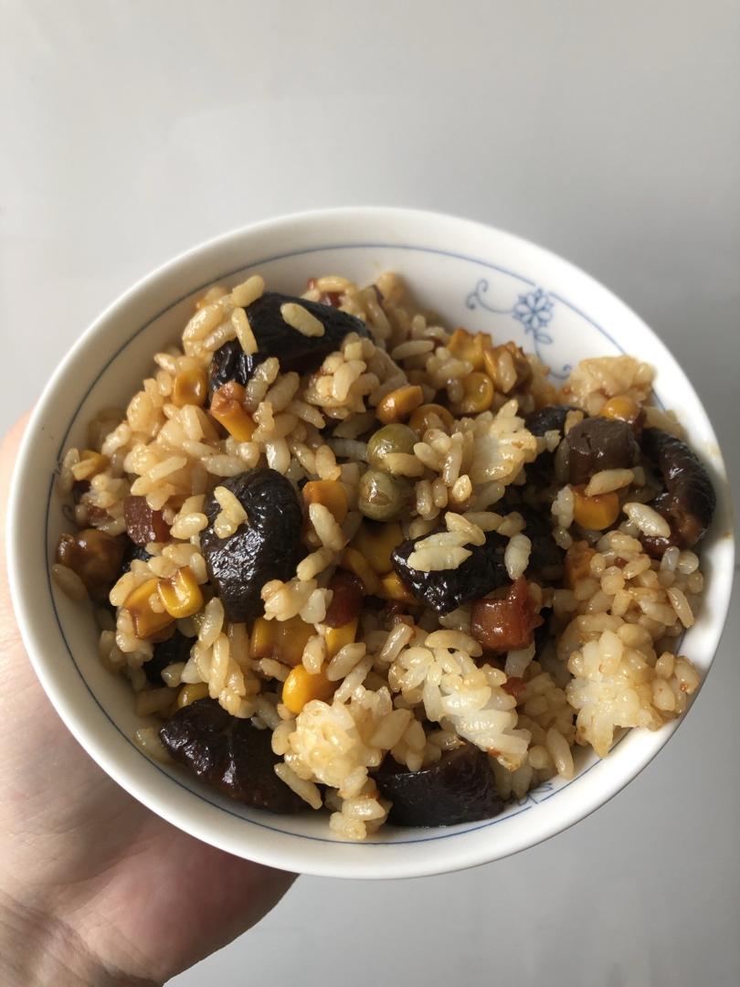 超开胃！香菇拌饭