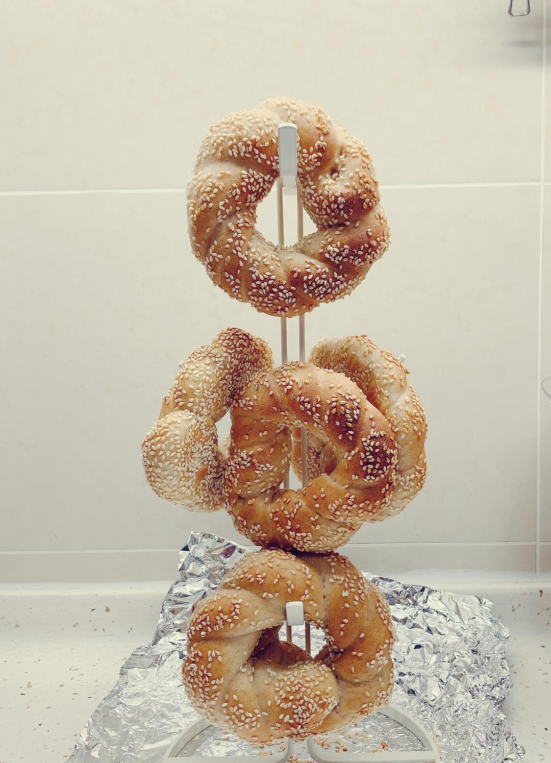 不用水煮的土耳其贝果的做法