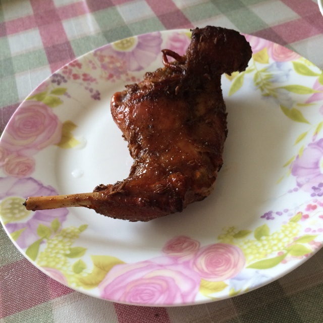 香辣孜然烤兔腿