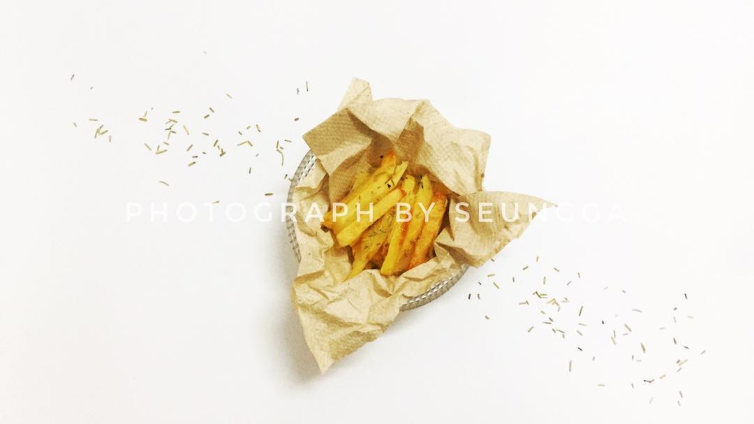 欧芹海盐烤薯条Chips with Parsley Salt——北鼎烤箱食谱