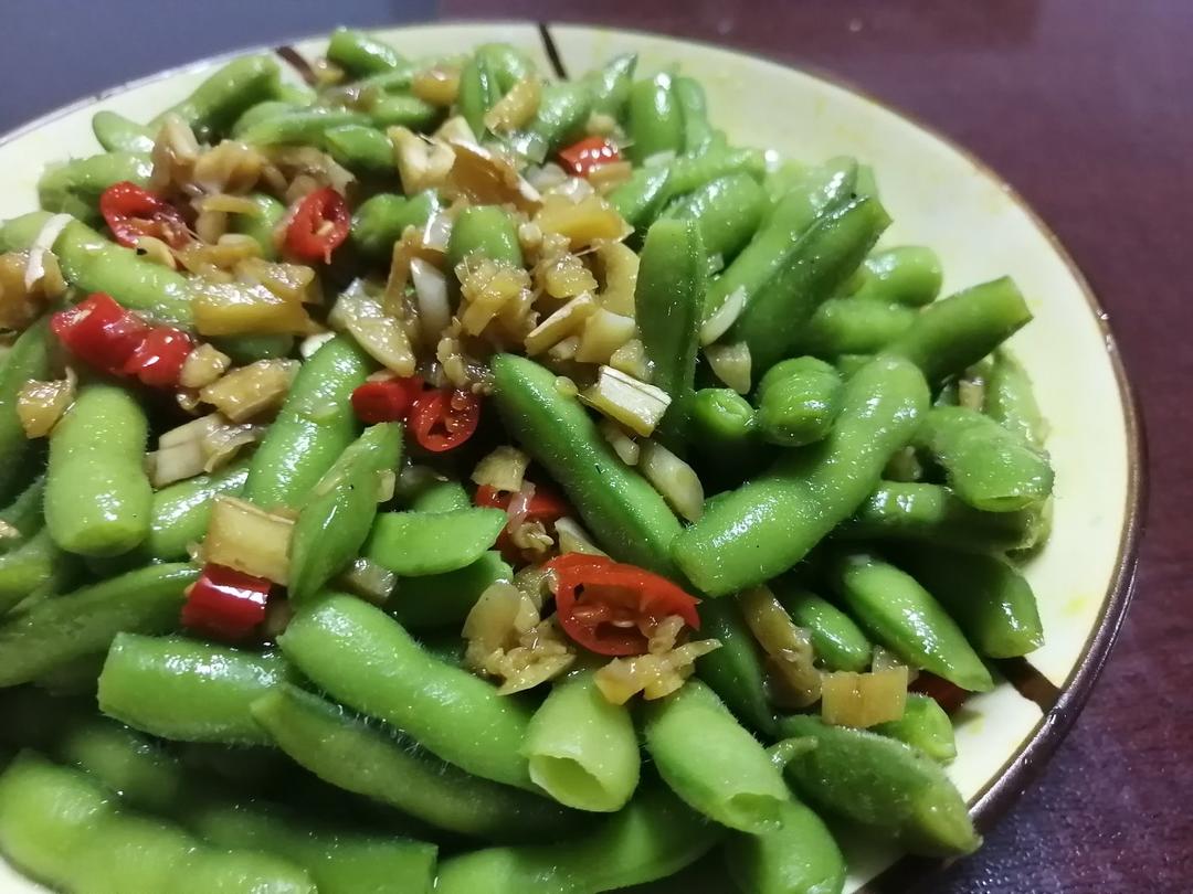 武汉夏夜狂欢菜 | 凉拌毛豆
