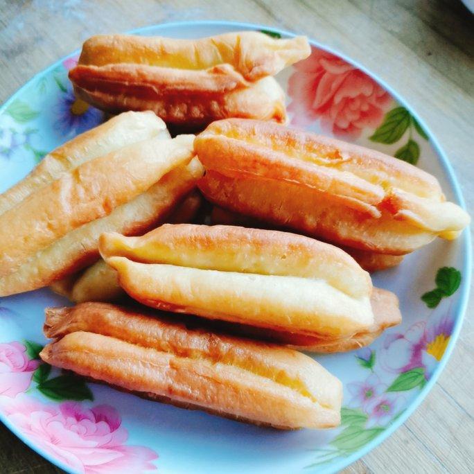 自制无泡打粉油条