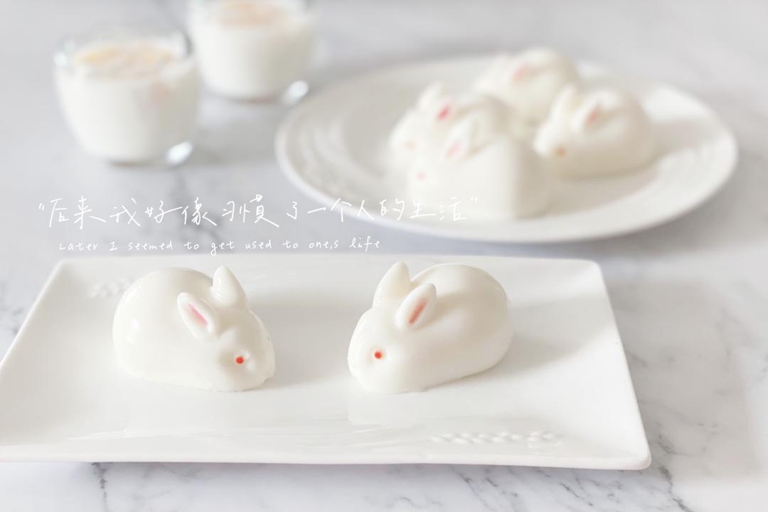兔子布丁奶冻有颜值的美食