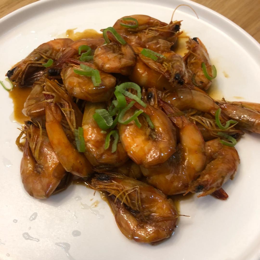 堂妈小厨——红烧大虾