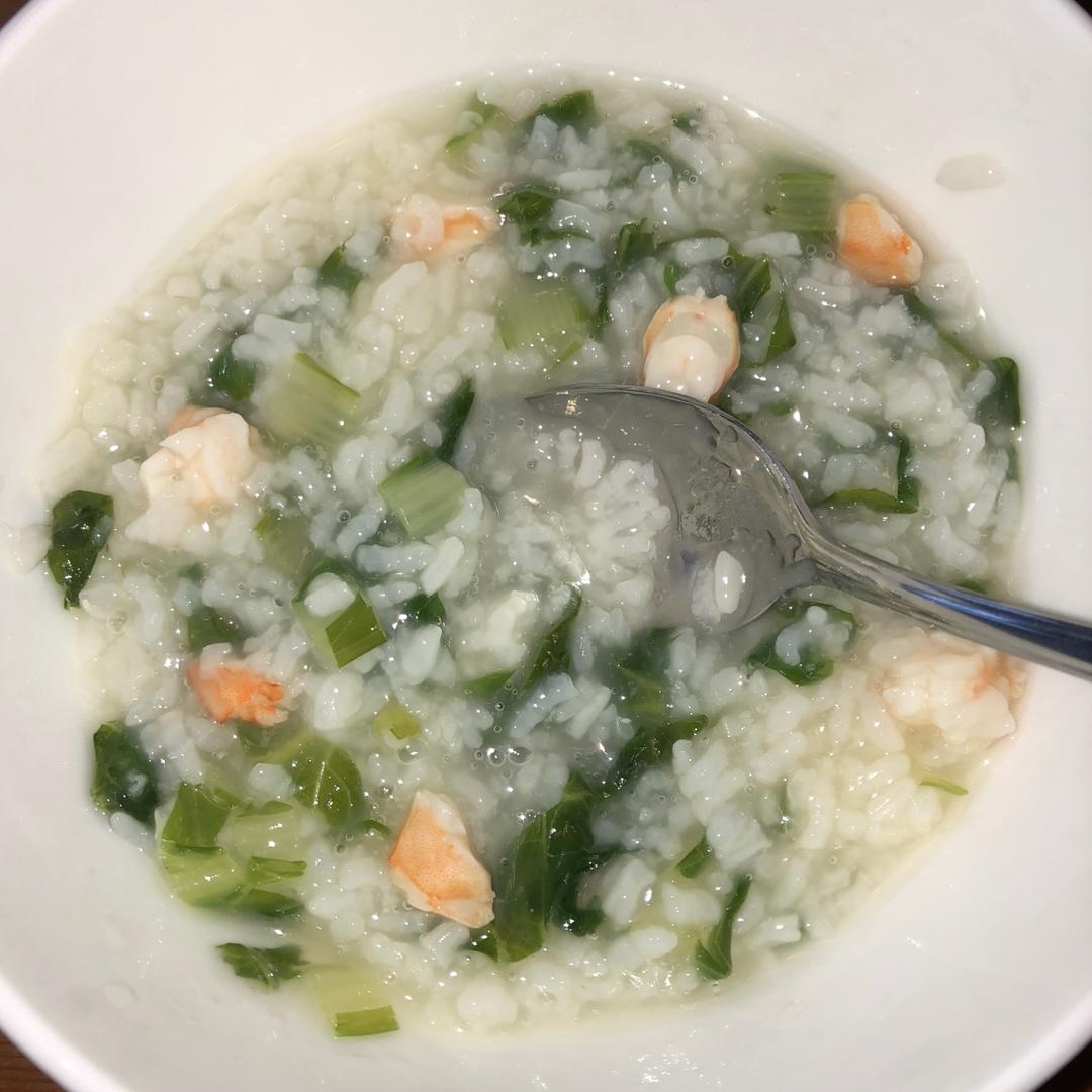 蔬菜虾仁粥