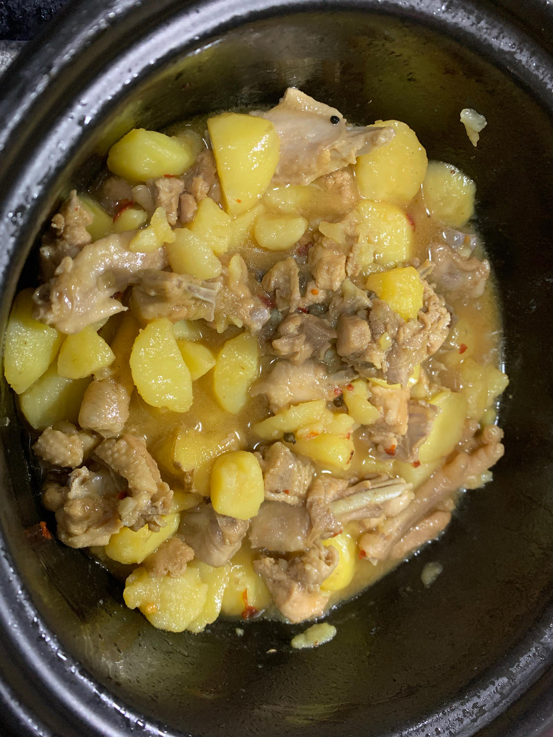 土豆炖鸡块