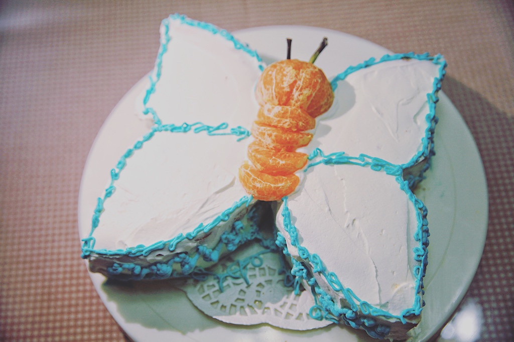 创意蝴蝶蛋糕的做法