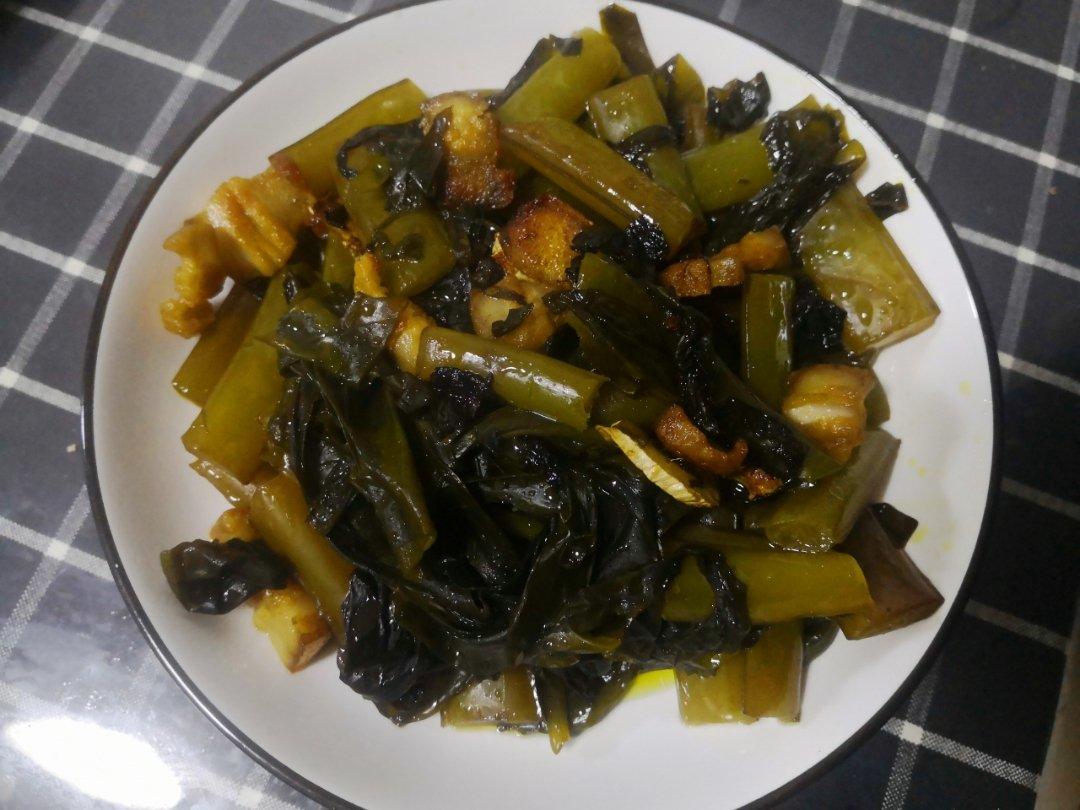 裙带菜炒肉