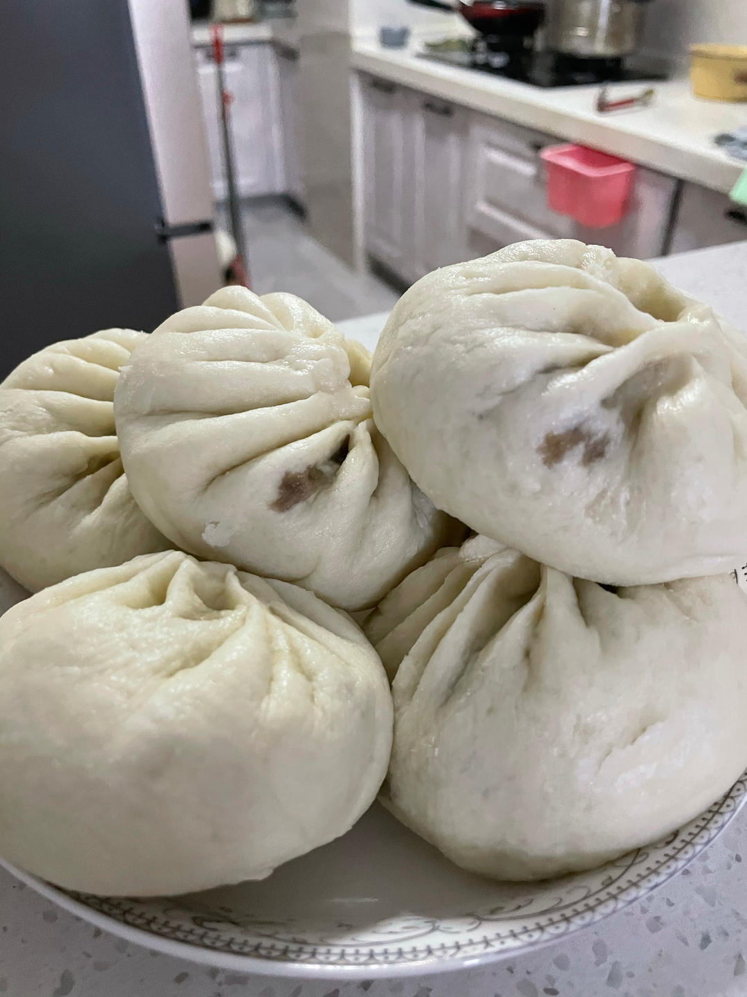 青椒茄子包子（完美包子皮，复刻包子店）