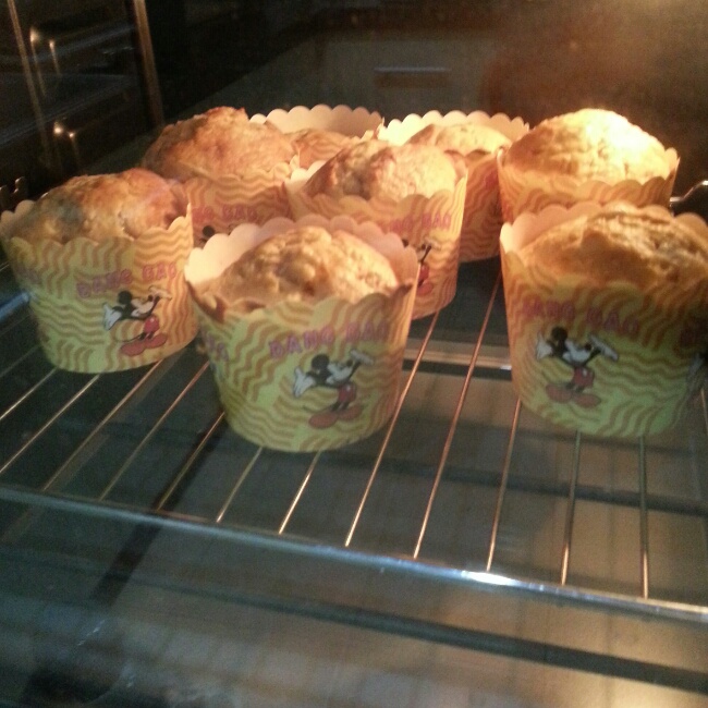 快手香蕉纸杯蛋糕