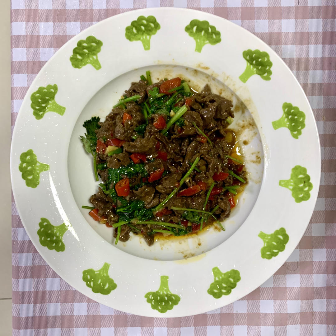 香菜牛肉