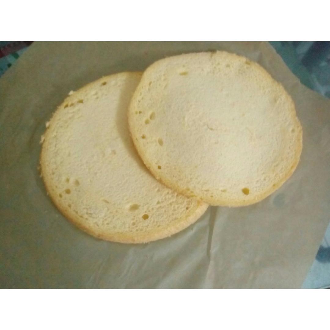 6寸原味戚风蛋糕