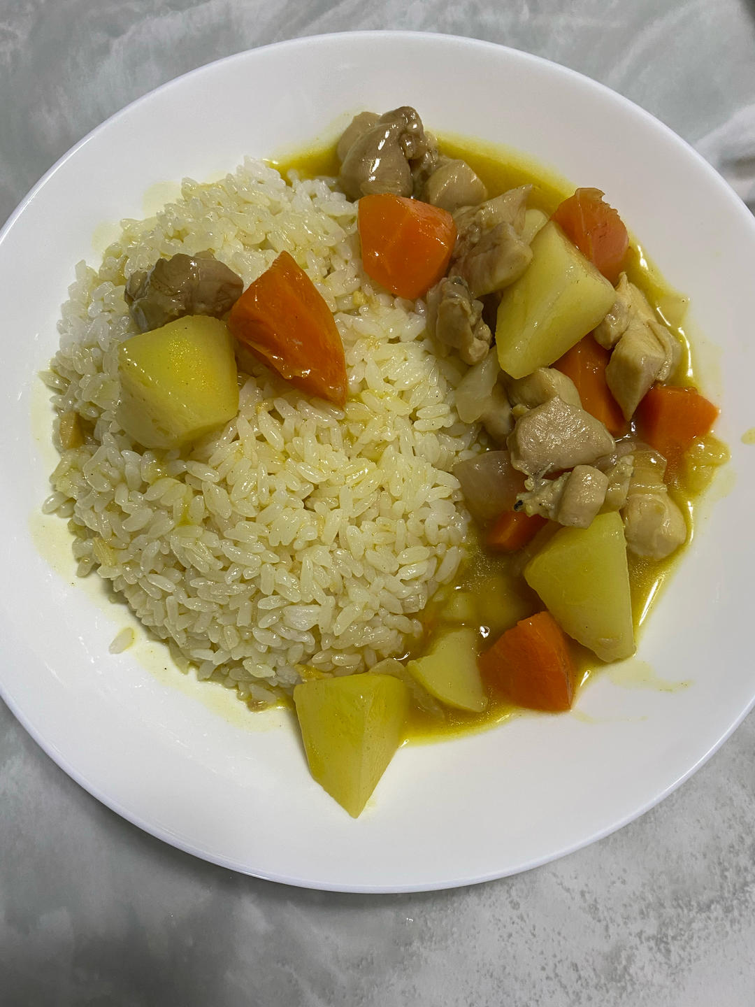 土豆咖喱鸡肉