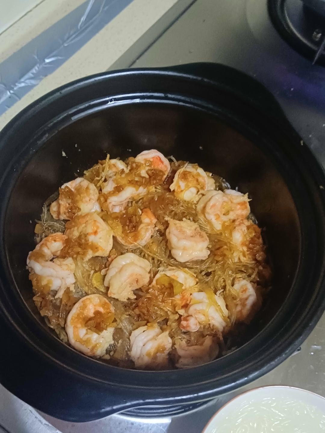 虾仁粉丝煲