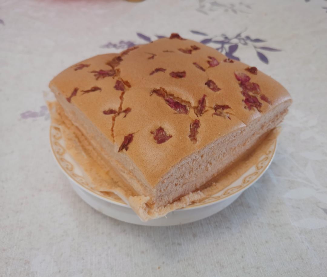 玫瑰古早蛋糕