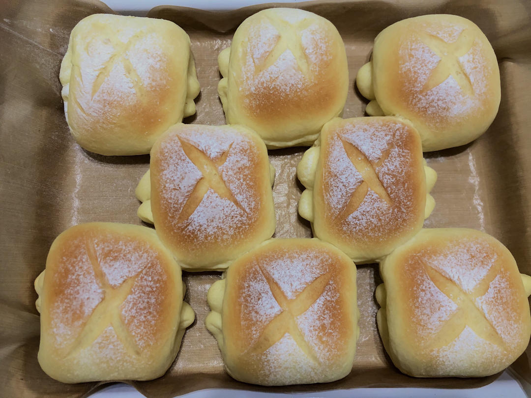 牛奶面包卷 北鼎烤箱食谱