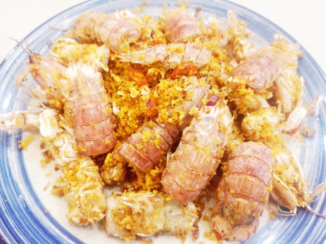 避风塘炒濑尿虾