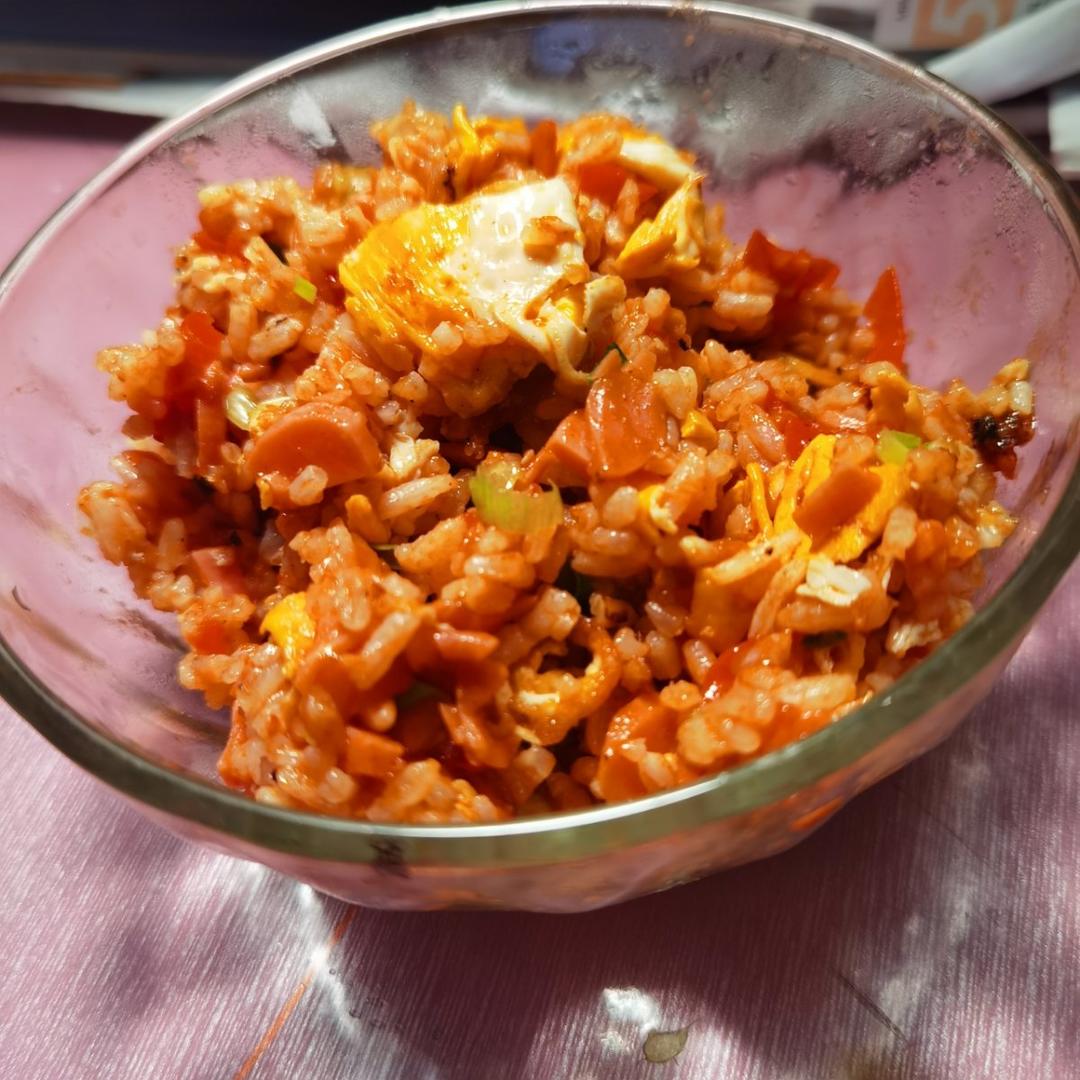 番茄鸡蛋炒饭