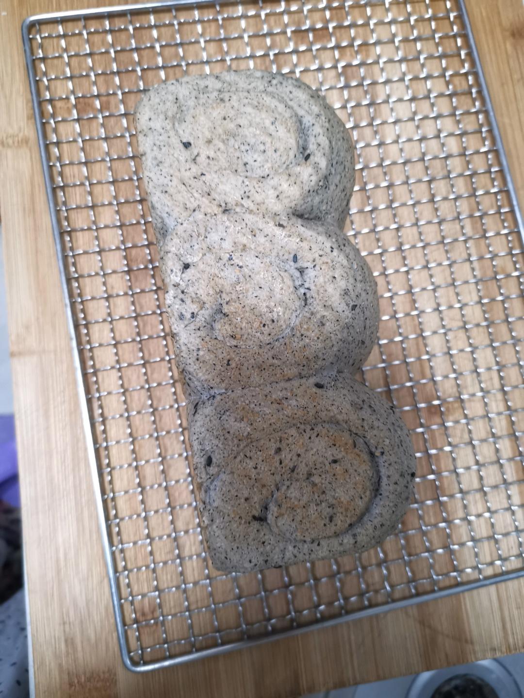 黑芝麻全麦吐司 100%全麦