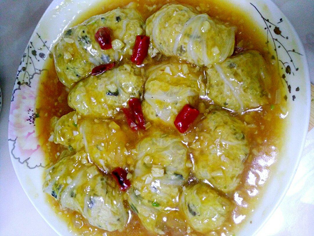 肉酿白菜卷