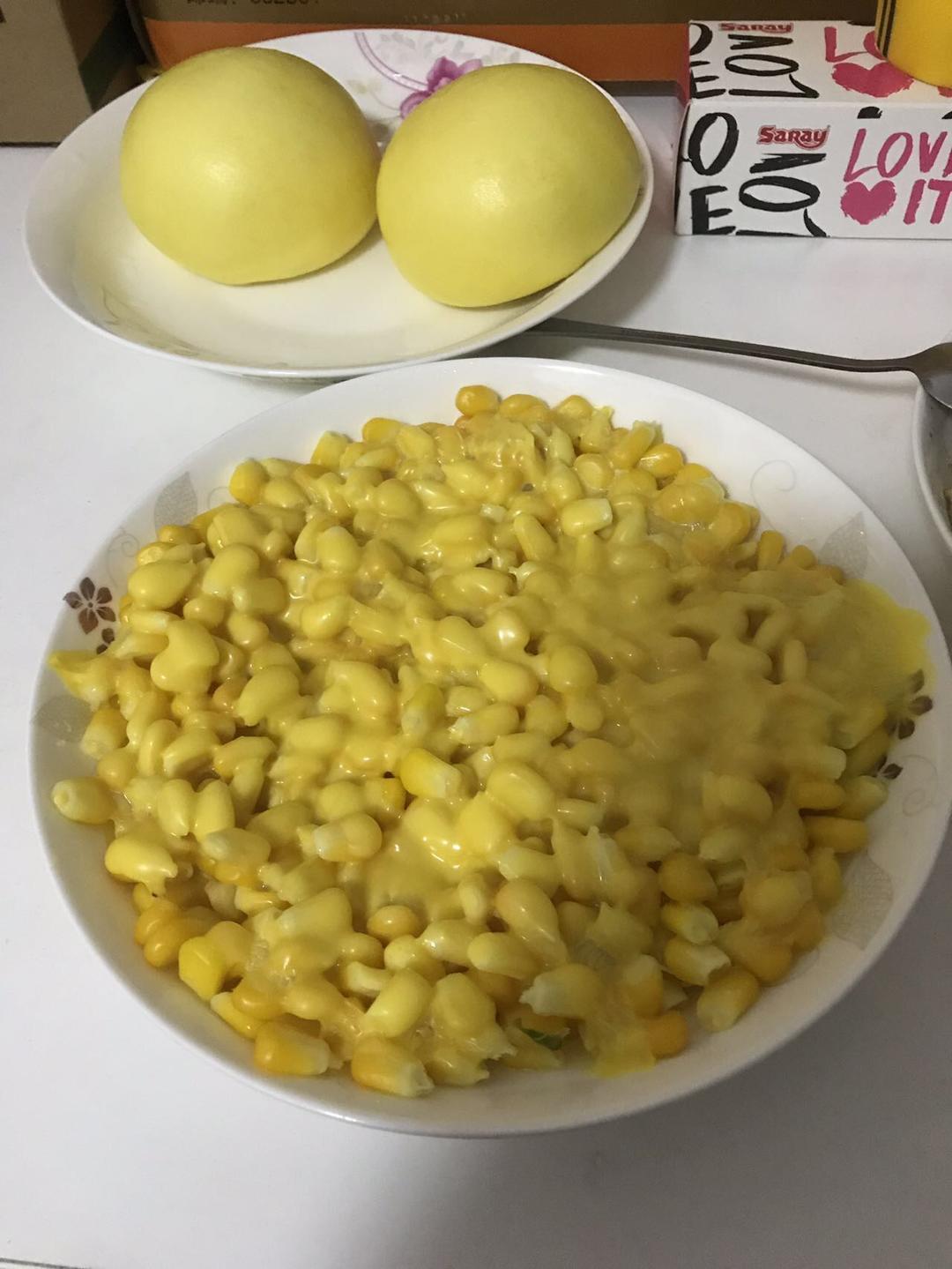 芝士玉米粒（微波炉版，超简单）