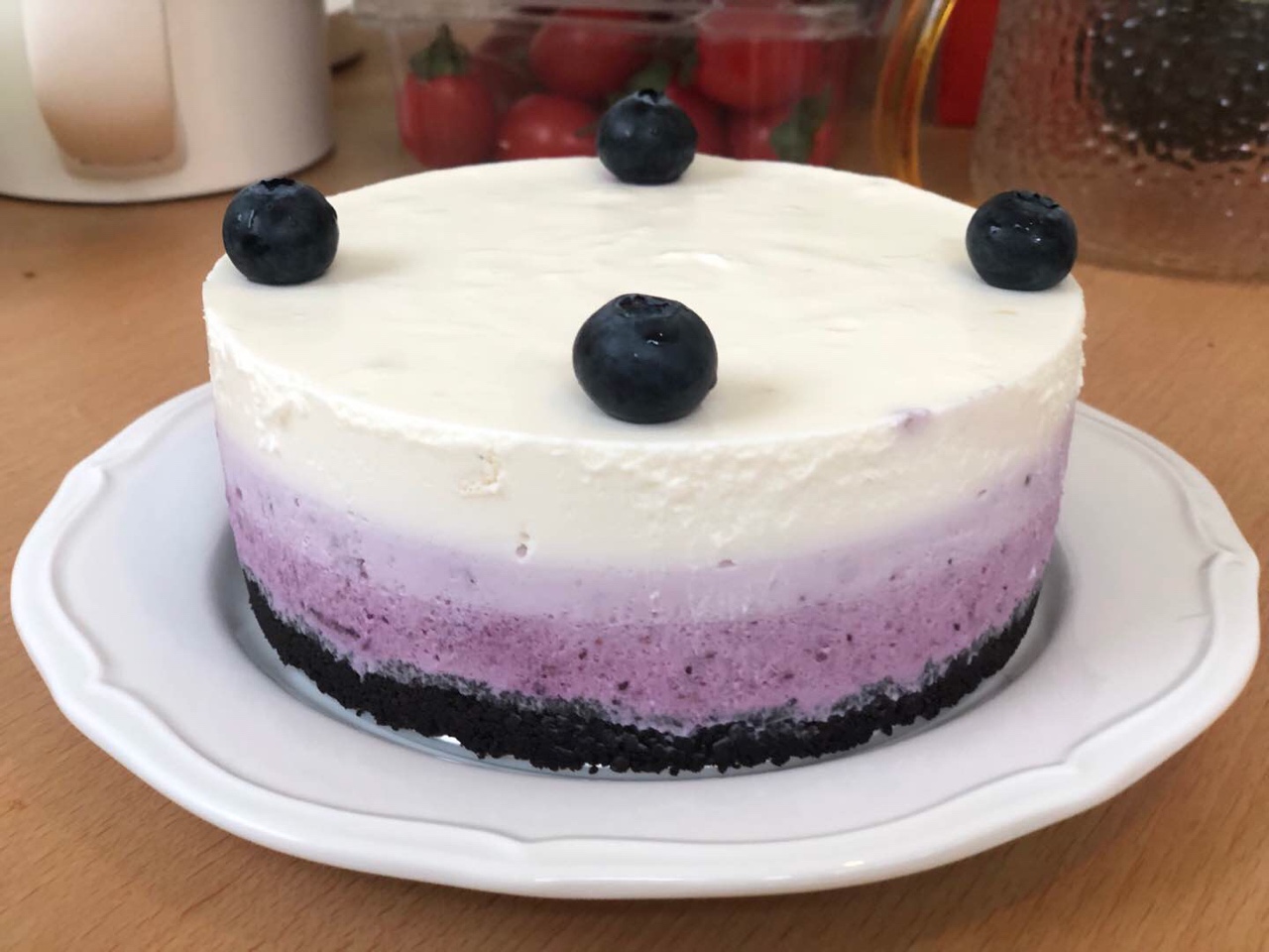 芝士就是力量——蓝莓奥利奥冻芝士蛋糕